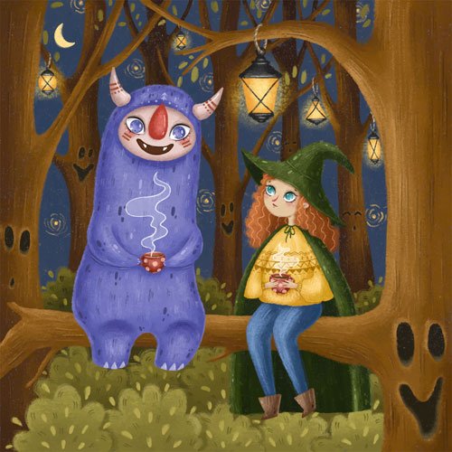 Witch and Monsters
